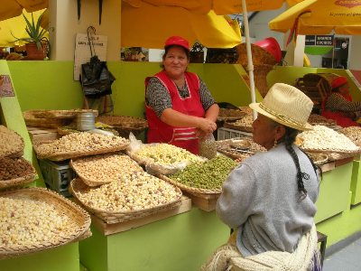 Market in Ecuador